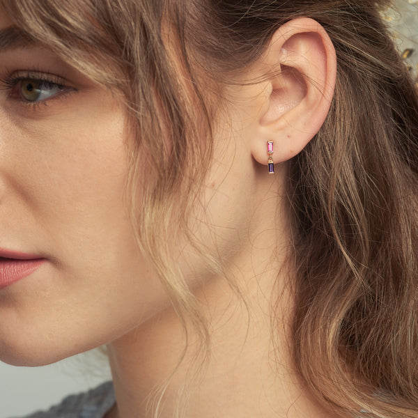 7 Day Stick On Earrings & Ring Set – Pink Poppy