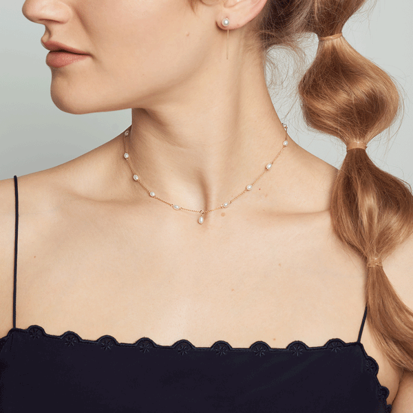 Keshi Pearl Choker Necklace – POPPY FINCH