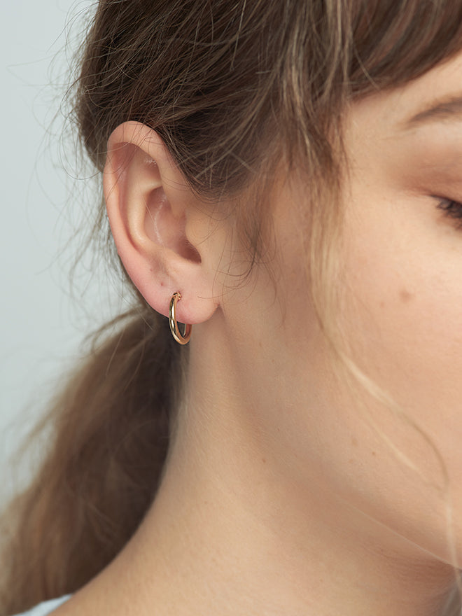 Small Gold Hoop Earrings