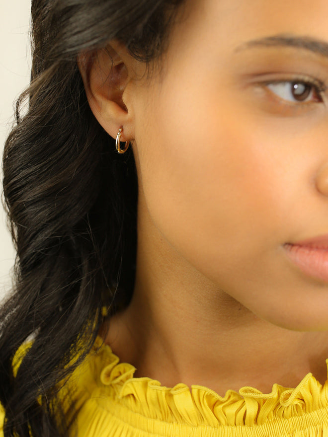 Small Gold Hoop Earrings