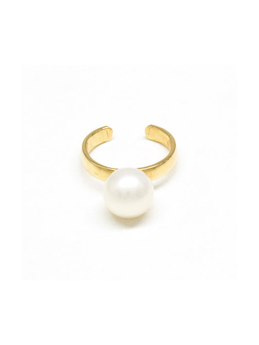 Single Pearl Ear Cuff 2mm