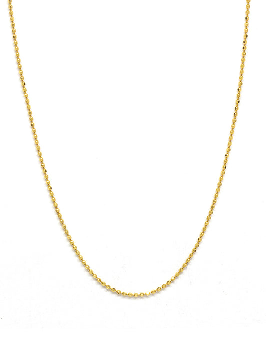 Petite Gold Bead Necklace