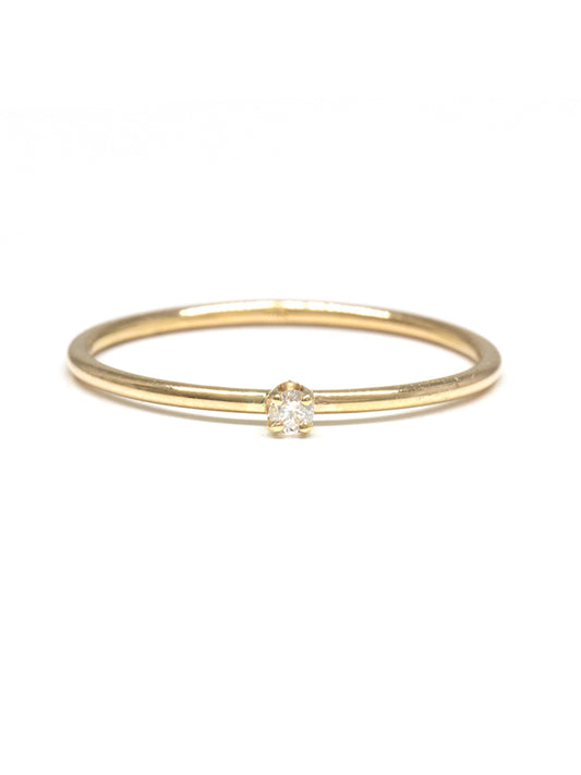 Skinny Baby Diamond Ring