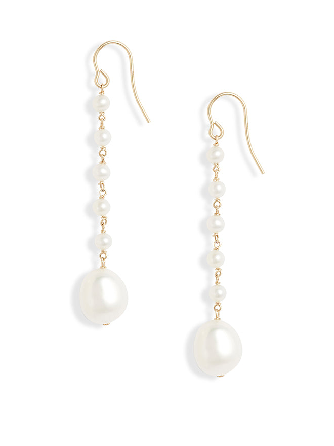 Baroque Pearl Drop Earrings