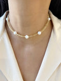 Citrine Pearl Necklace