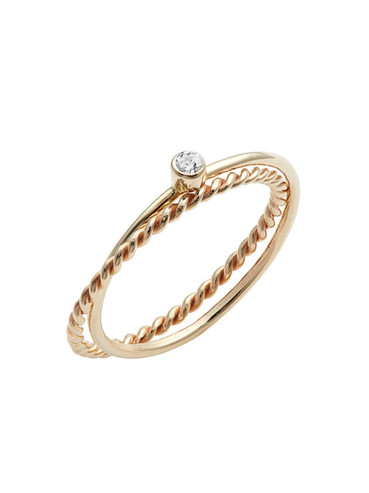 Intertwine Gold Ring