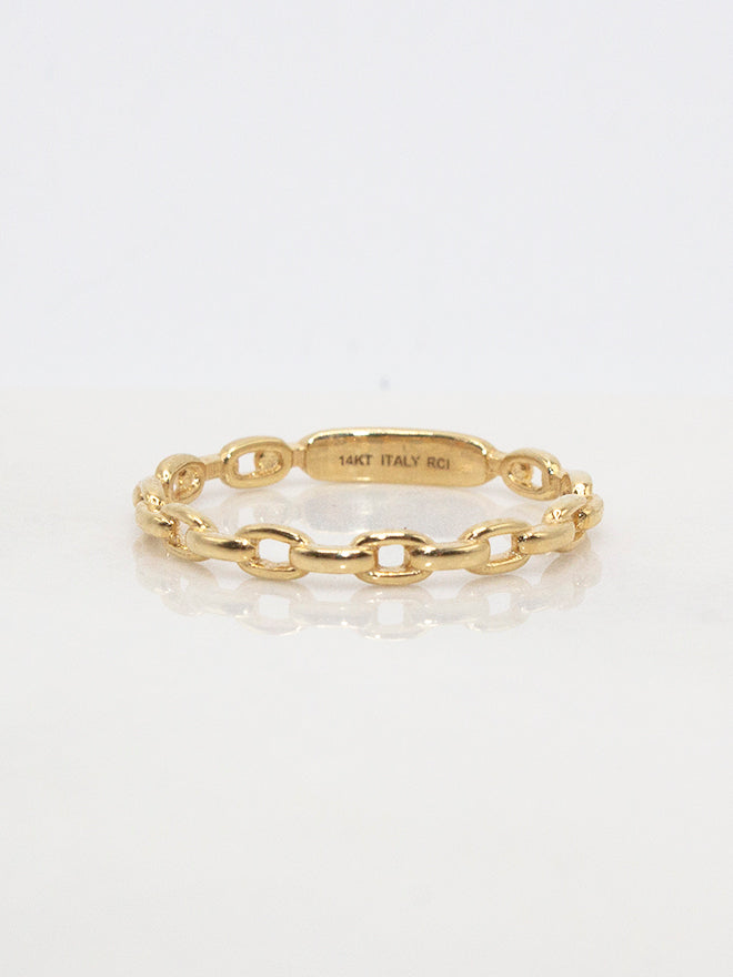 Petite Oval Link Ring