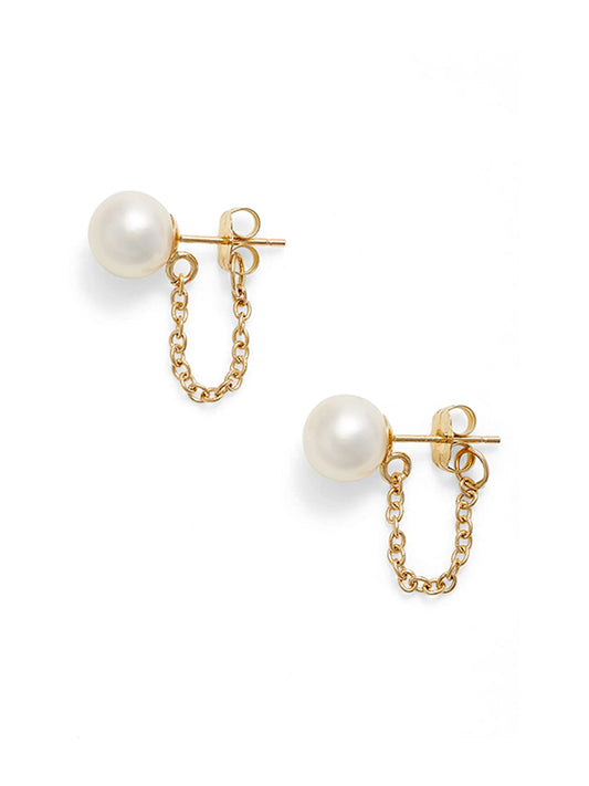 Pearl Chain Studs