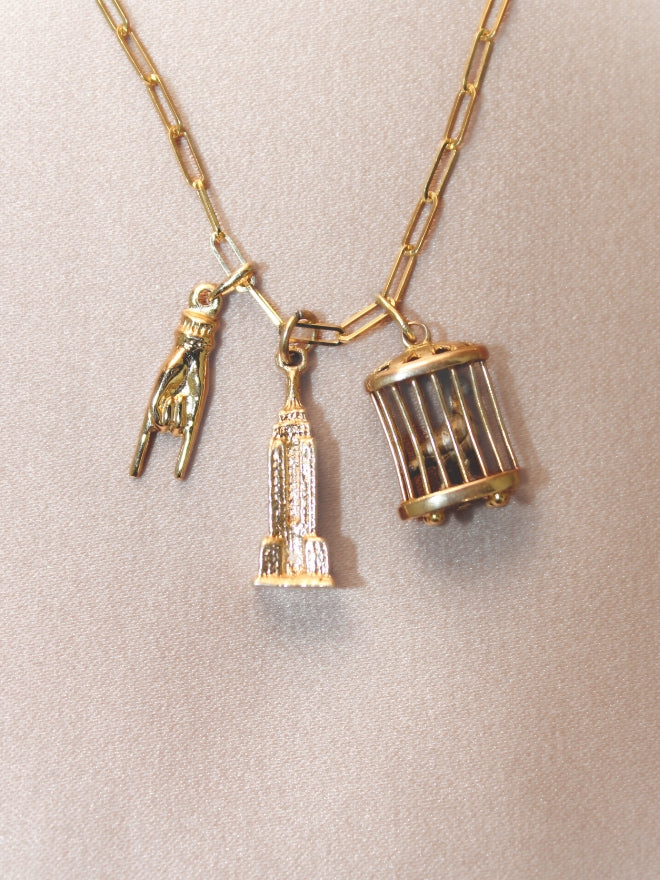 14k Bird Cage