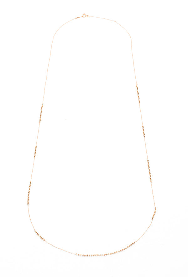 18K Long Shimmer Necklace