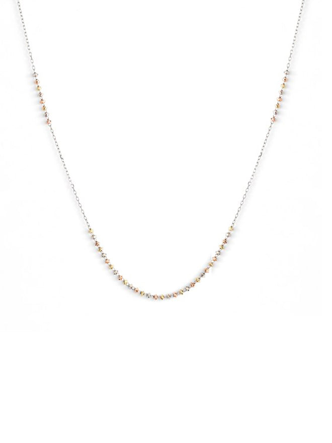 18K Short Shimmer Adjustable Necklace