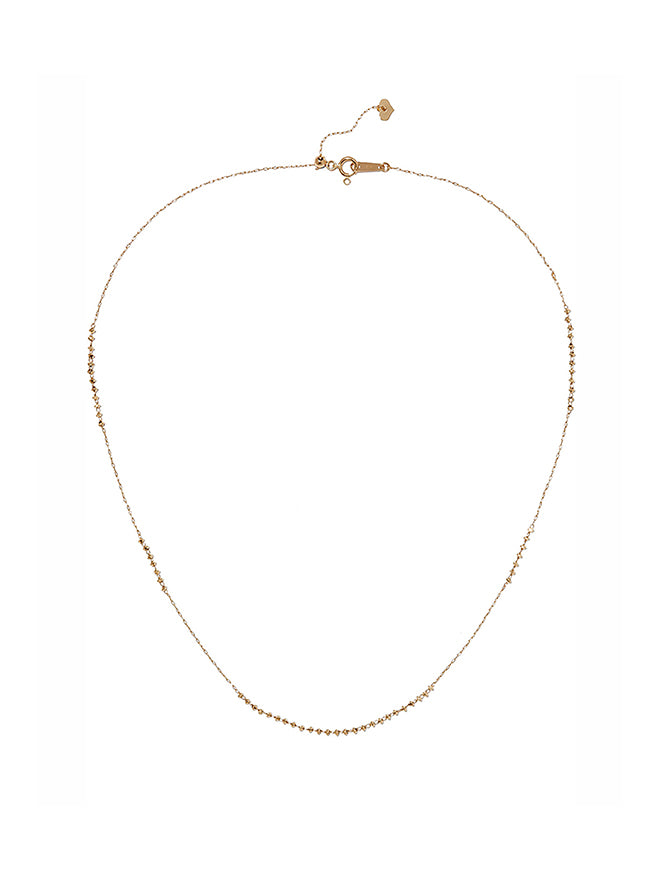 18K Short Shimmer Adjustable Necklace