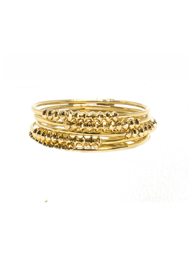 18K Shimmer Skinny Ring