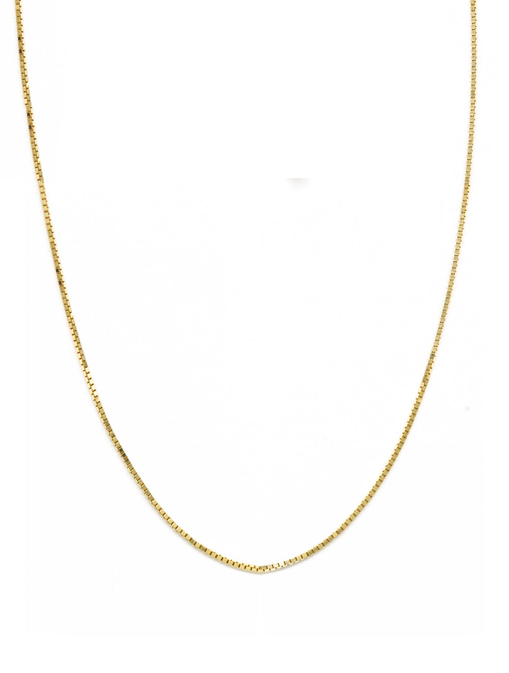 Petite Box Chain Necklace