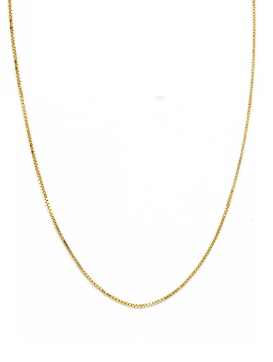 Petite Box Chain Necklace