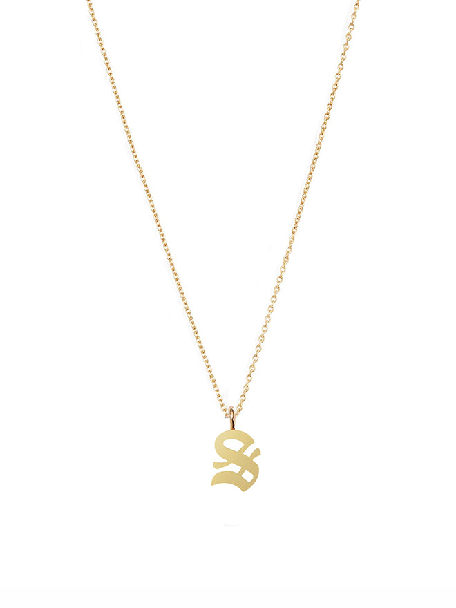 Gold Initial Charm