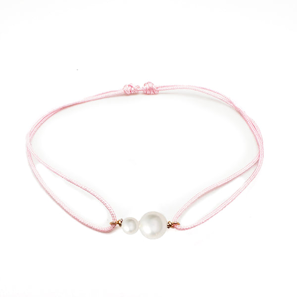 Duo Pearl Cord Bracelet