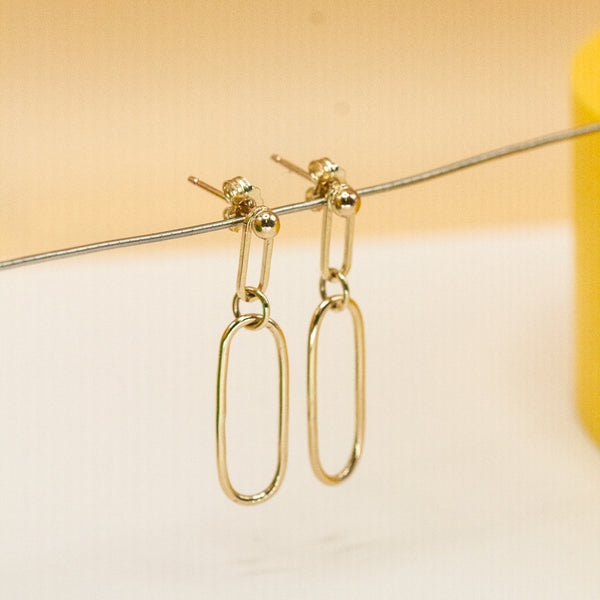 Duo Link Earrings