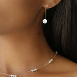 Petite Pearl Drop Earrings