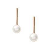 Linear Pearl Earrings