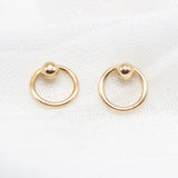 Circle Dot Studs