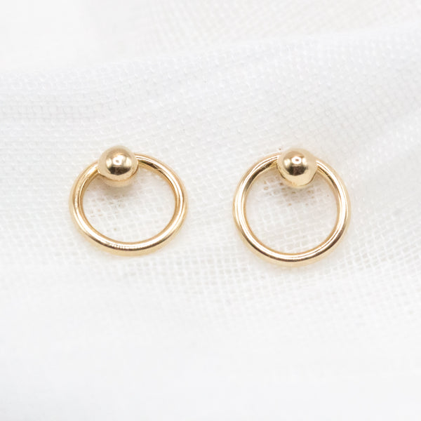 Circle Dot Studs