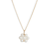 Pearl Flower Pendant Necklace