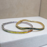 Rainbow Sapphire Tennis Bracelet