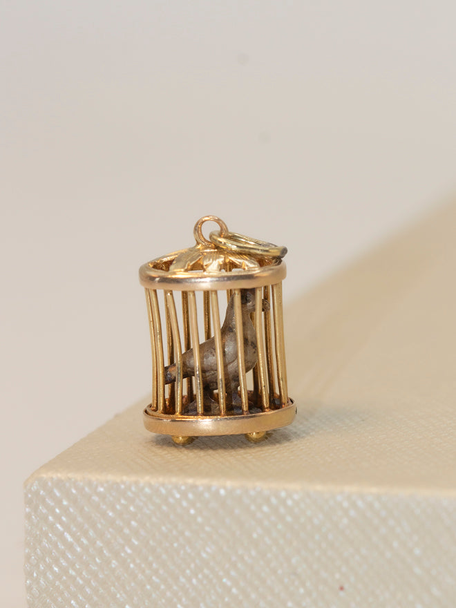 14k Bird Cage