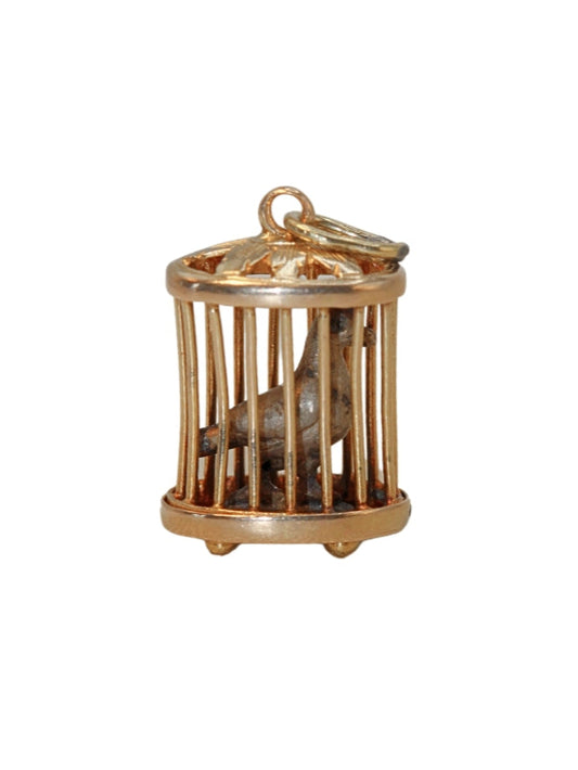 14k Bird Cage