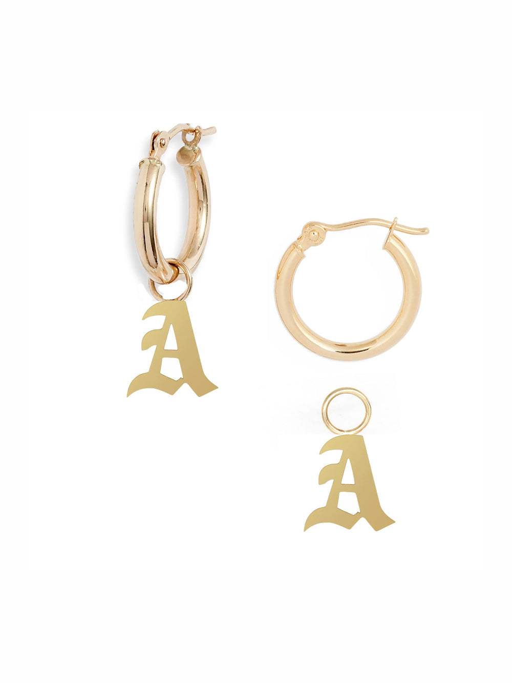 Gold Initial Charm