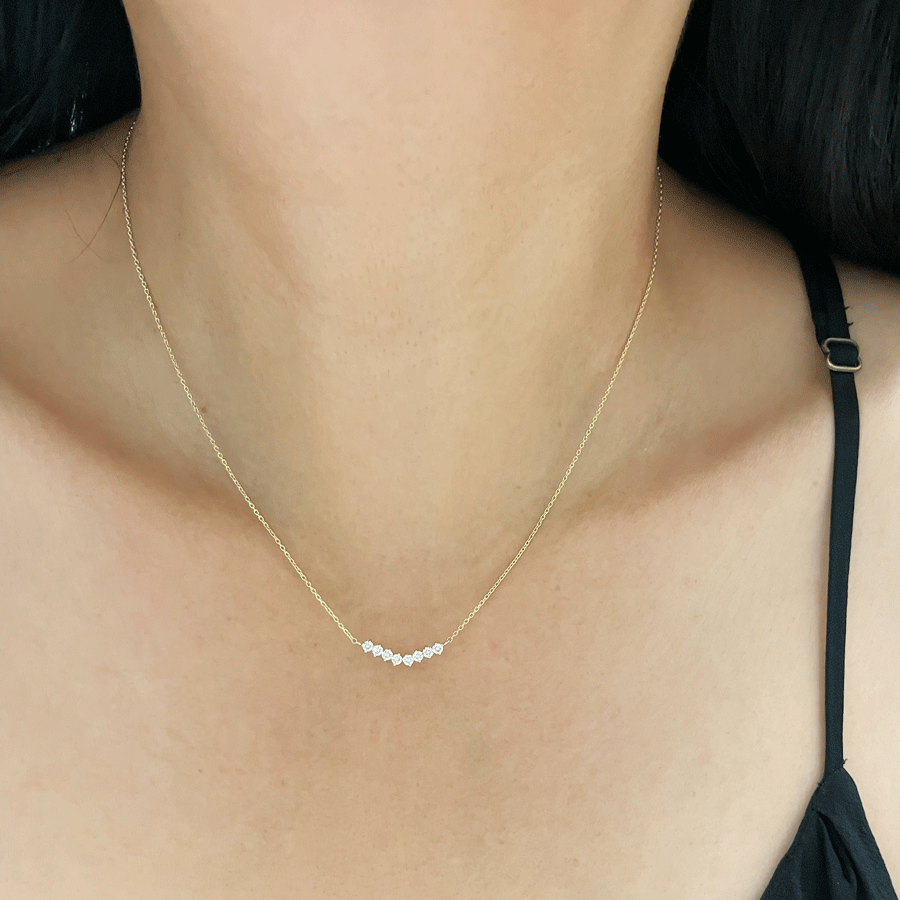 Diamond V Necklace