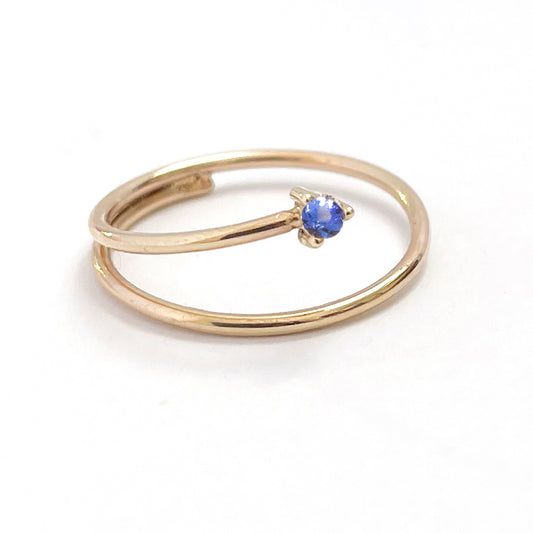 Wrap Around Sapphire Ring