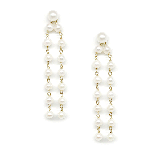 Pearl Waterfall Earrings