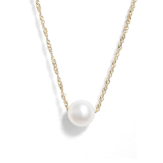 Pearl Solitaire Necklace