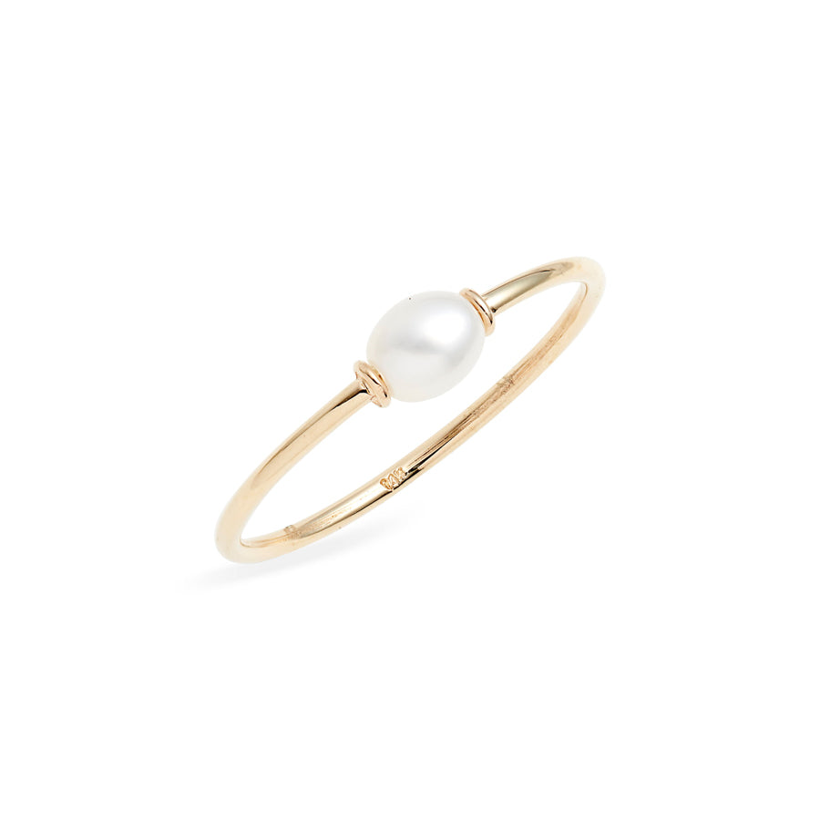 Petite Keshi Pearl Ring