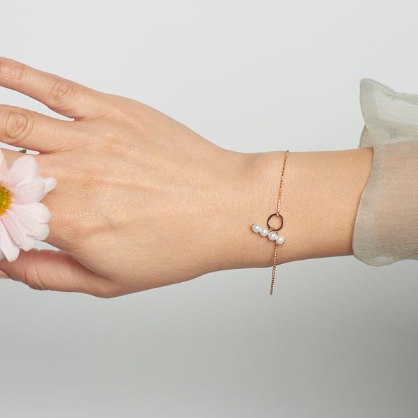 18K Bead Flower Bracelet – POPPY FINCH U.S.