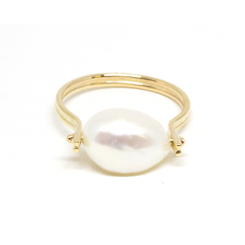 Baroque Pearl Ring