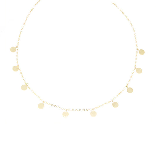 14K Confetti Necklace