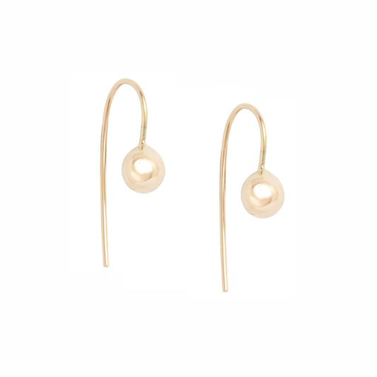 Gold Dome Earrings