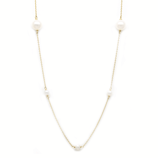 Scattered Pearl Necklace